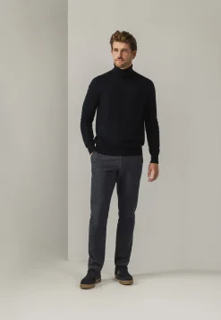 Best NAVIGATOR geruite chino in stretchstof Broeken