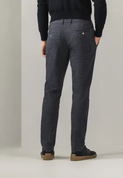 Best NAVIGATOR geruite chino in stretchstof Broeken