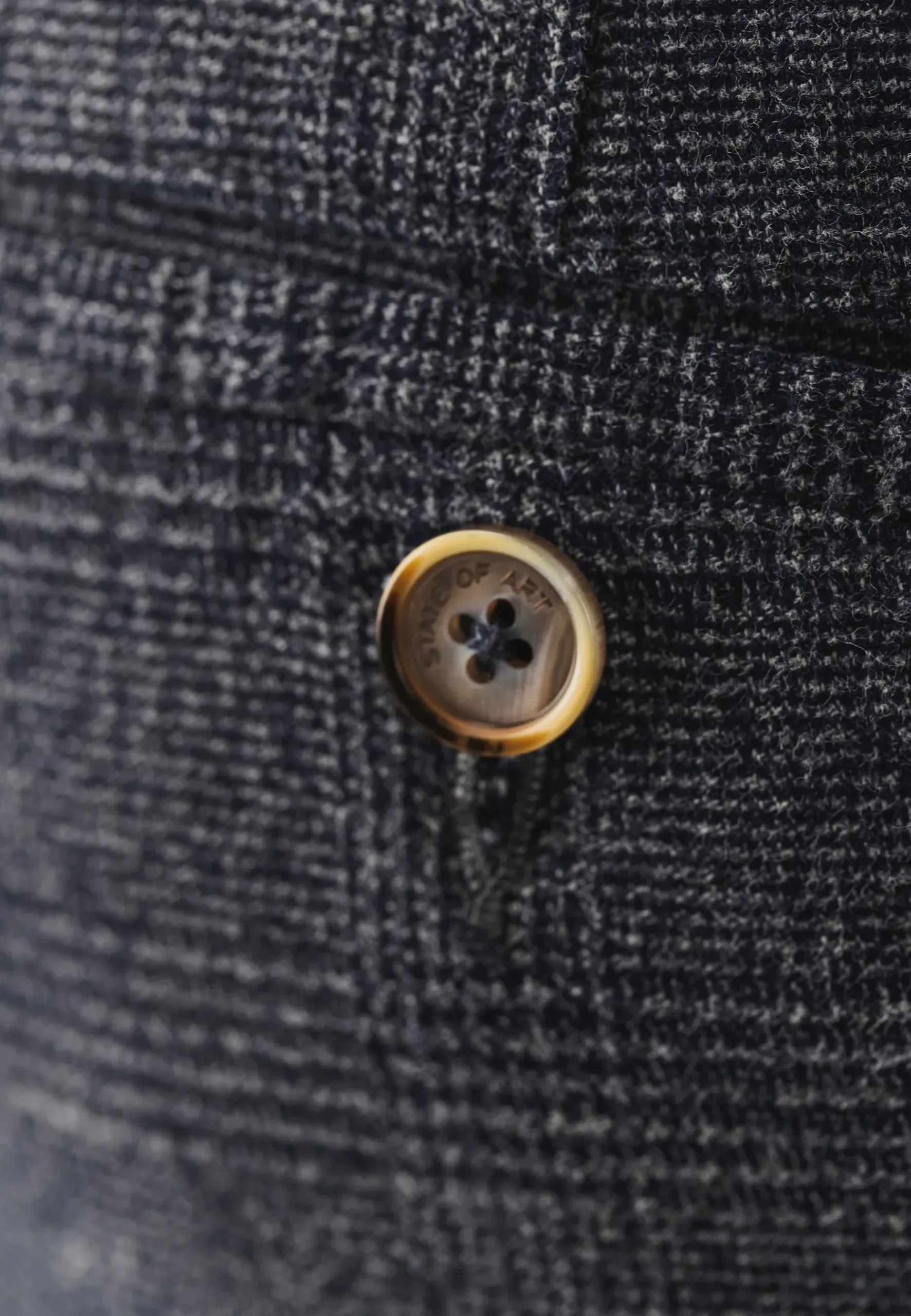 Best NAVIGATOR geruite chino in stretchstof Broeken