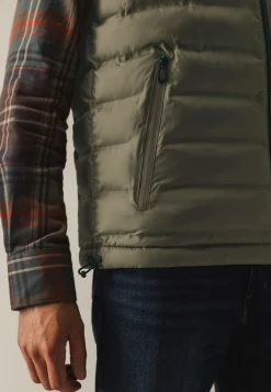 Omkeerbare bodywarmer met hoge kraag Bodywarmers