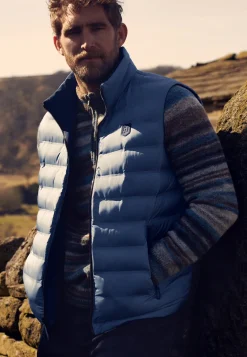 New Omkeerbare bodywarmer met hoge kraag Bodywarmers