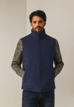 New Omkeerbare bodywarmer met hoge kraag Bodywarmers