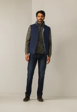 New Omkeerbare bodywarmer met hoge kraag Bodywarmers