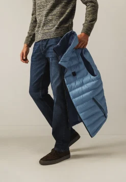 New Omkeerbare bodywarmer met hoge kraag Bodywarmers