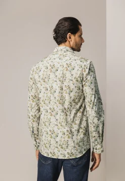 Overhemd met botanische print Overhemden