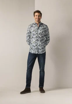 Outlet Overhemd met een botanische print Overhemden