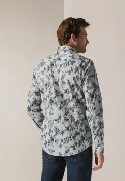 Outlet Overhemd met een botanische print Overhemden