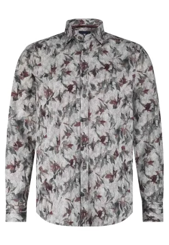 Clearance Overhemd met een botanische print Overhemden