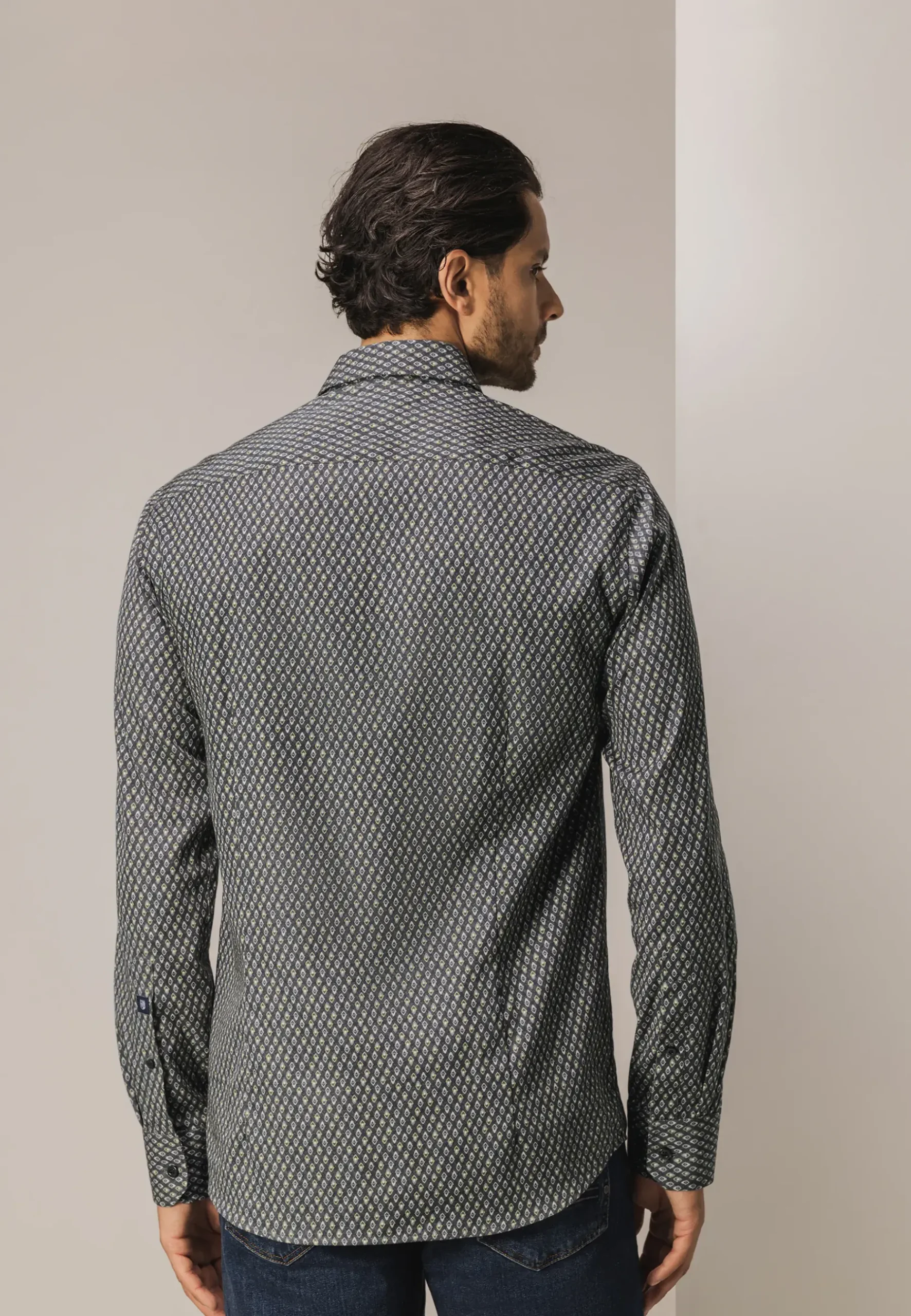 Sale Overhemd met geometrische print Overhemden