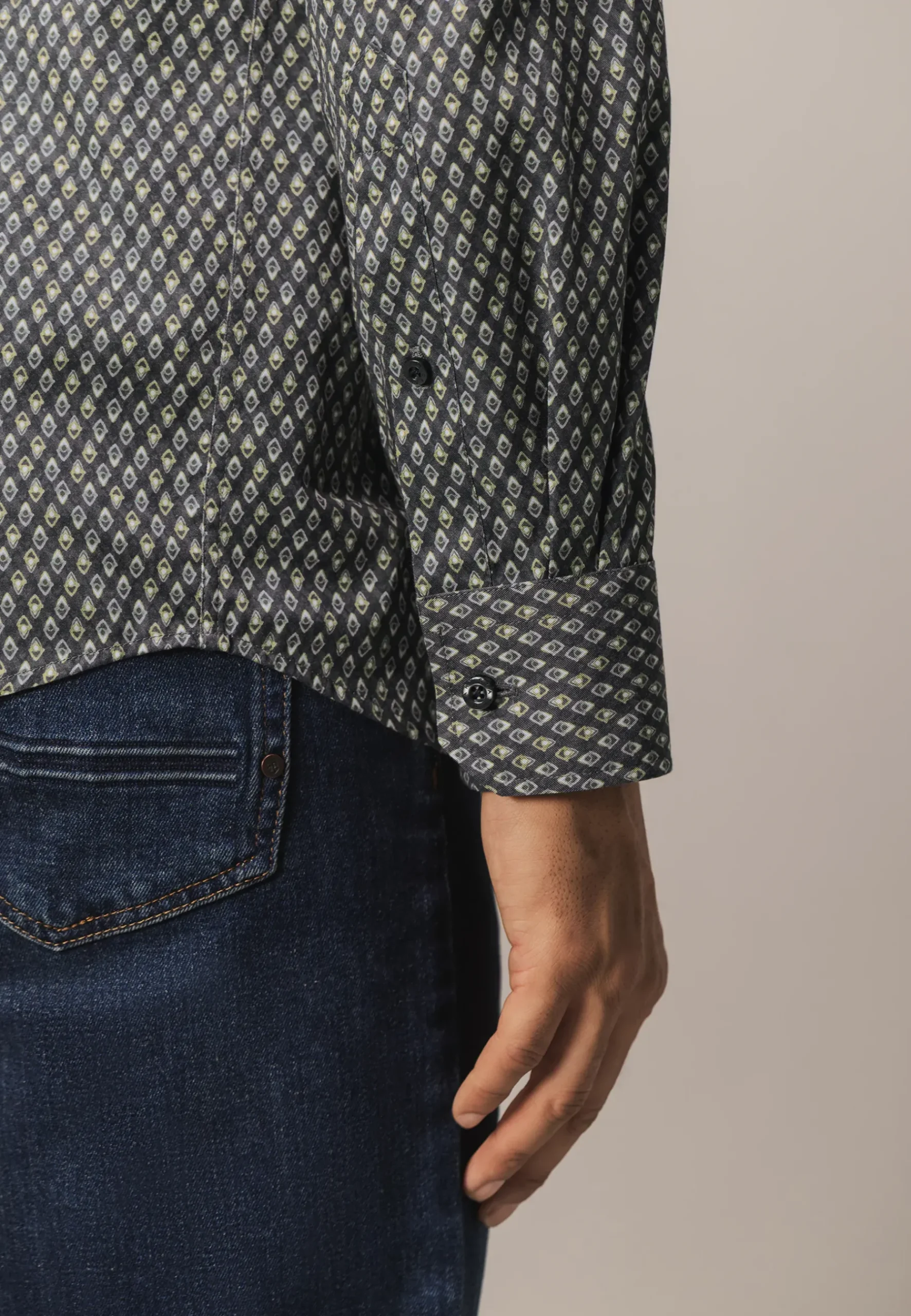 Sale Overhemd met geometrische print Overhemden