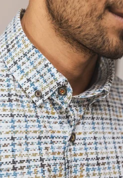 Clearance Overhemd met pied-de-poule dessin Overhemden