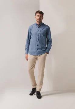 New Overhemd met subtiele all-over print Overhemden