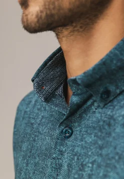 Best Overhemd met visgraatpatroon Overhemden