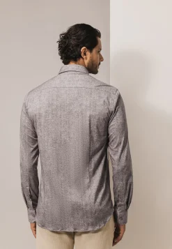 Hot Overhemd met visgraatpatroon Overhemden