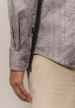 Hot Overhemd met visgraatpatroon Overhemden