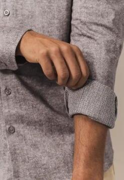 Hot Overhemd met visgraatpatroon Overhemden