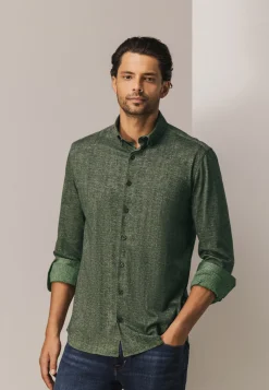 Discount Overhemd met visgraatpatroon Overhemden