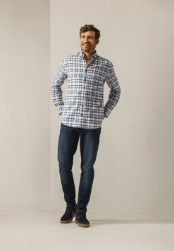 Overhemd met visgraatpatroon Overhemden