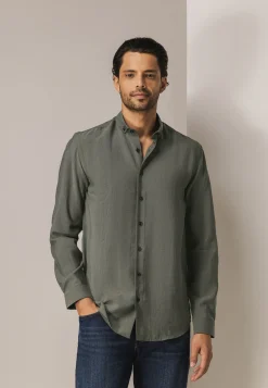 Overhemd van een lyocellblend Overhemden