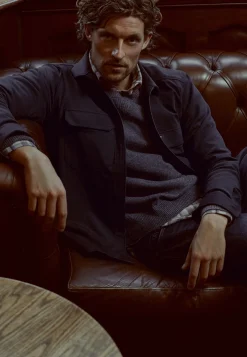 Sale Overshirt met twee klepzakken Overshirts|Overhemden