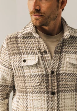 Clearance Overshirt met twee klepzakken Overshirts|Overhemden