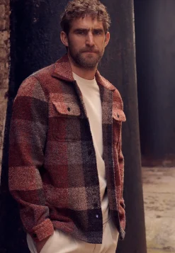 Overshirt van een polyestermix Overshirts|Overhemden