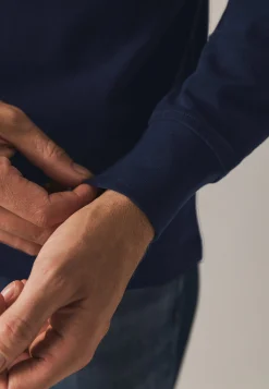 Outlet Polo met structuurgebreide kraag Polo's