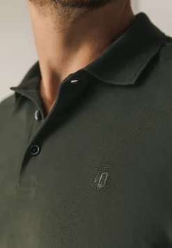 Discount Polo met structuurgebreide kraag Polo's