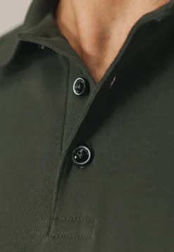 Discount Polo met structuurgebreide kraag Polo's