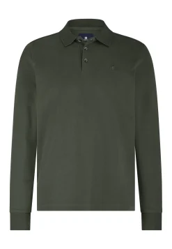 Discount Polo met structuurgebreide kraag Polo's