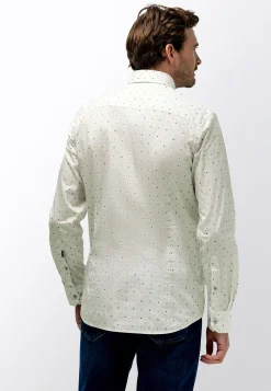 Discount Poplin overhemd met all-over print Overhemden