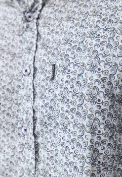 Poplin overhemd met all-over print Overhemden