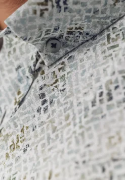 Hot Poplin overhemd met all-over print Overhemden