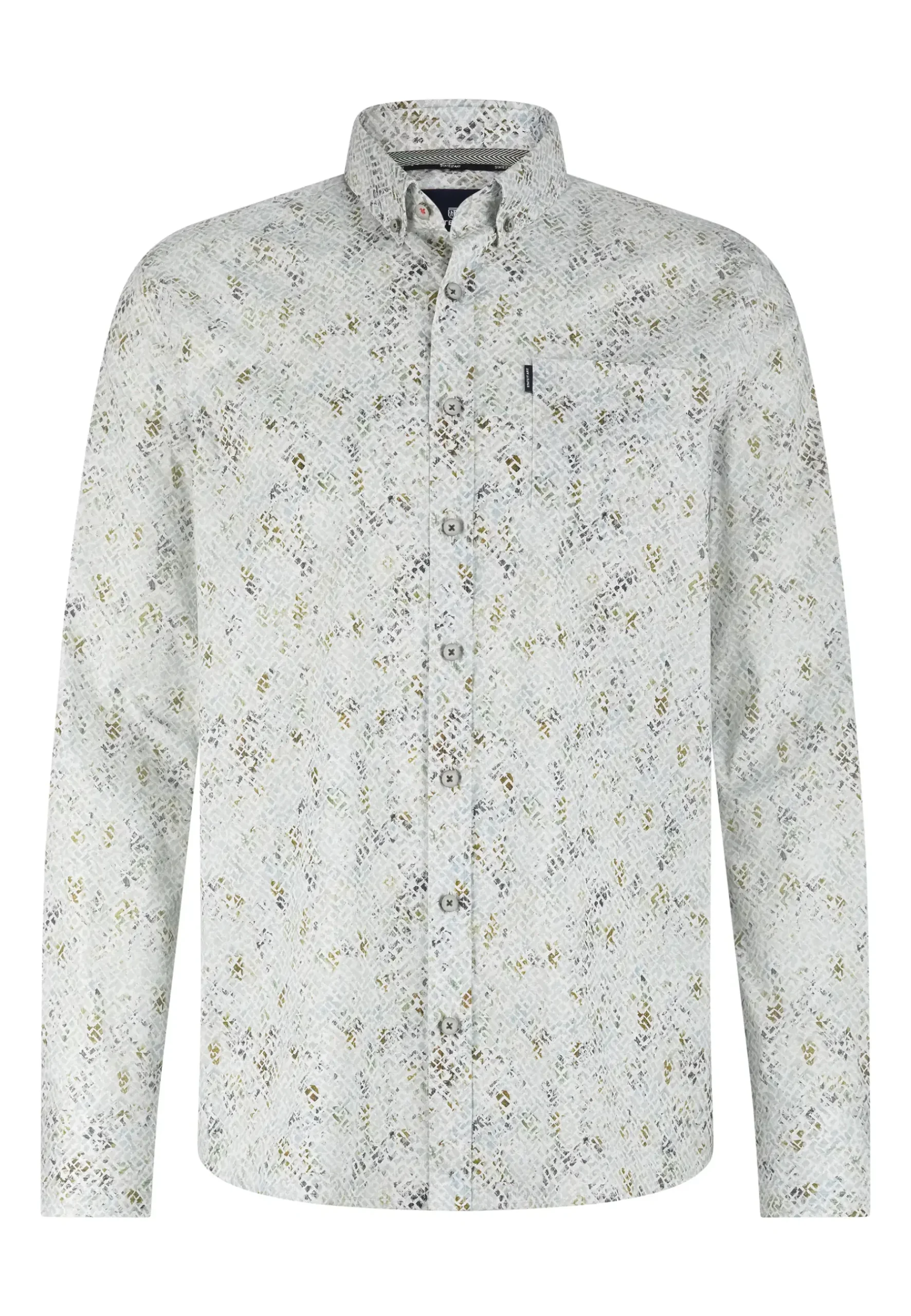 Hot Poplin overhemd met all-over print Overhemden