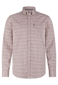 Clearance Poplin overhemd met all-over print Overhemden