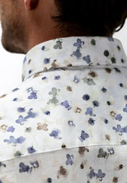Discount Poplin overhemd met bloemenprint Overhemden