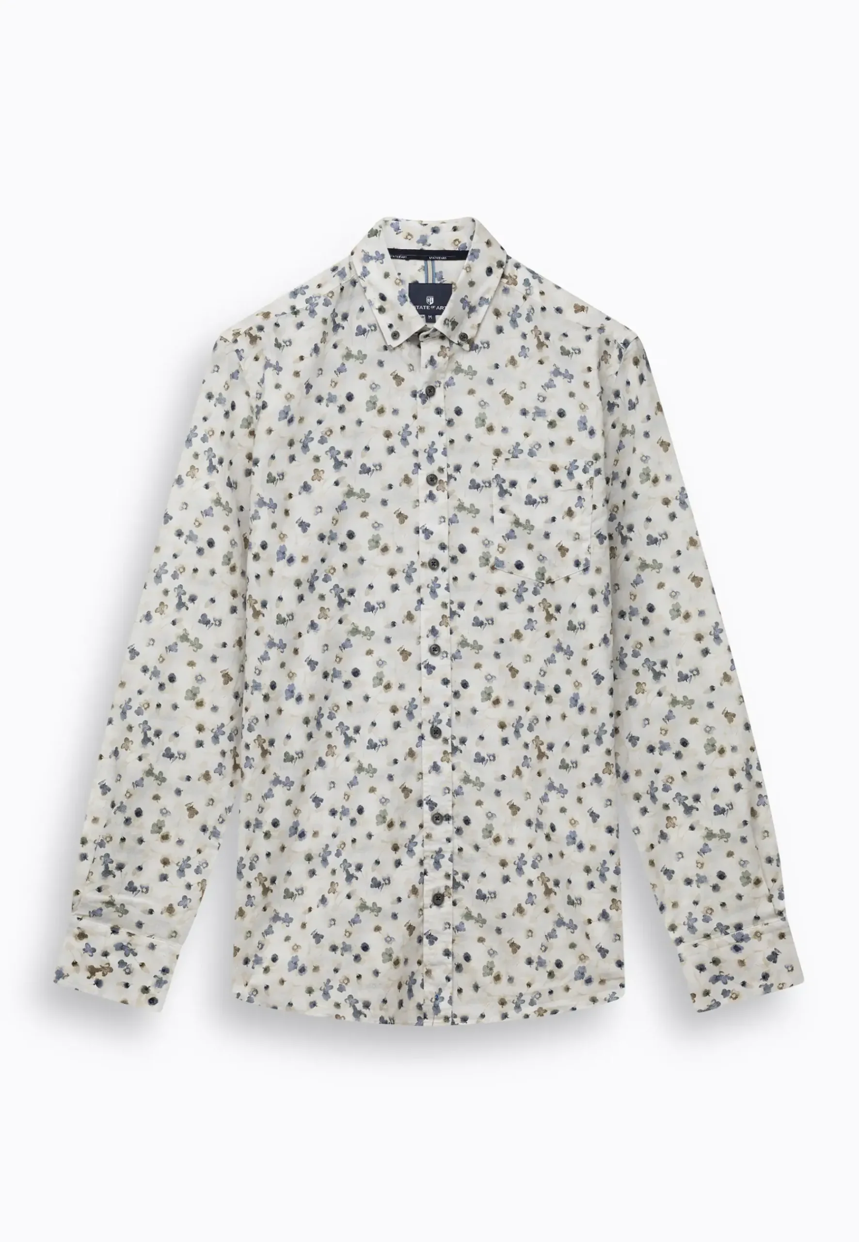 Discount Poplin overhemd met bloemenprint Overhemden