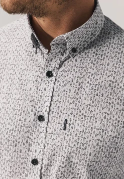 Best Poplin overhemd met botanische print Overhemden