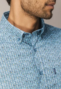 Best Poplin overhemd met geometrische print Overhemden