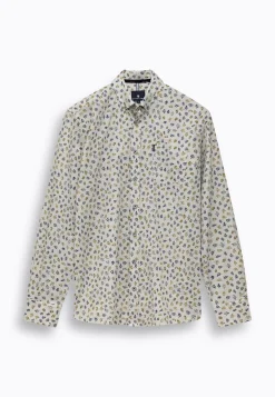 Best Poplin overhemd met kleurrijke all-over print Overhemden
