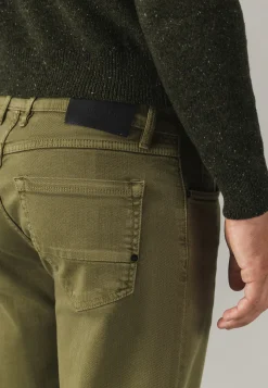 Hot RACER 5-pocket van gekleurd stretchdenim Jeans|Broeken