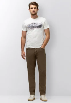 Outlet RACER 5-pocket van gekleurd stretchdenim Broeken