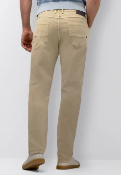 New RACER 5-pocket van gekleurd stretchdenim Broeken