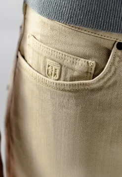 New RACER 5-pocket van gekleurd stretchdenim Broeken