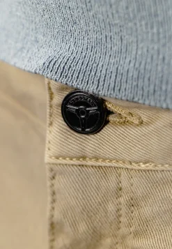 New RACER 5-pocket van gekleurd stretchdenim Broeken
