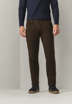 Clearance RACER 5-pocket van gekleurd stretchdenim Jeans|Broeken