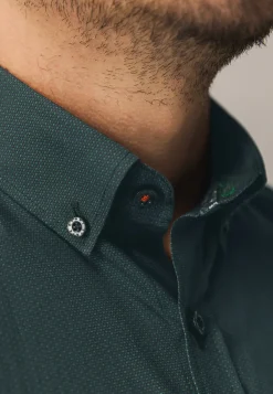 Regular fit overhemd met all-over print Overhemden