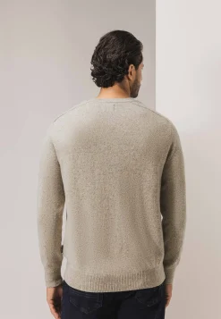 Outlet Ronde hals trui van tweedgaren Truien