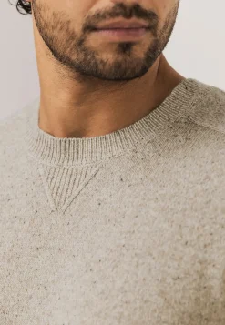 Outlet Ronde hals trui van tweedgaren Truien