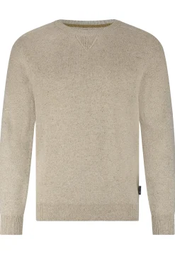 Outlet Ronde hals trui van tweedgaren Truien